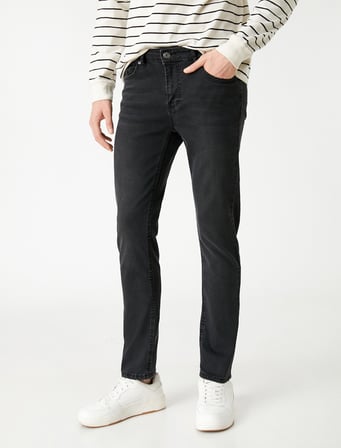 Slim Fit Kot Pantolon - Brad Jean