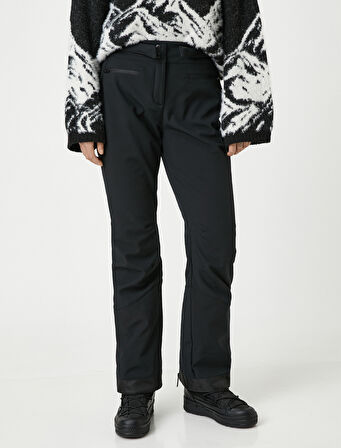 Koton X Şahika Ercümen - Paçası Fermuarlı Cepli Kayak Pantolonu