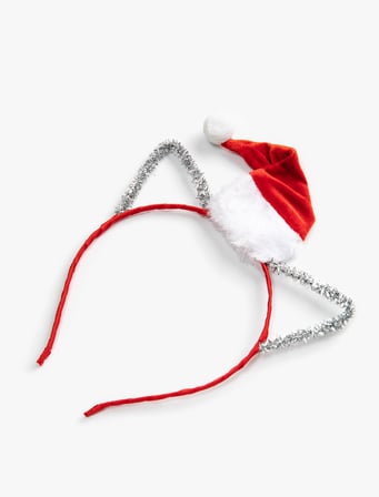 Yılbaşı Temalı Taç Noel Baba Şapkası Figürlü 