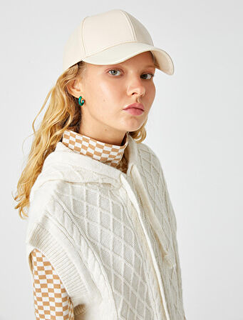 Suni Deri Cap Şapka