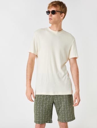 Basic Şort Beli Bağcıklı