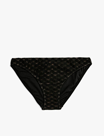 Bikini Altı Dokulu Normal Bel