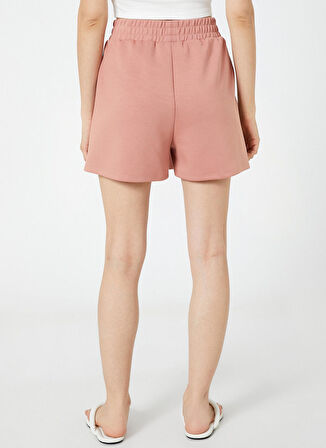 Koton Lastikli Bel Standart Gül Kurusu Kadın Şort 3SAK70004EK