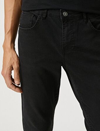 3SAM40019ND Koton Erkek Skınny Jean Pantolon SİYAH