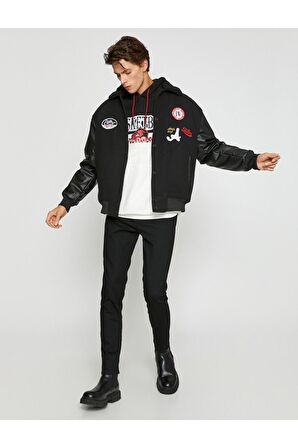 3SAM40088ND Koton Slım Erkek Jean Pantolon SİYAH