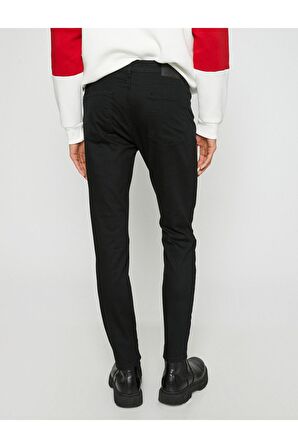 3SAM40088ND Koton Slım Erkek Jean Pantolon SİYAH