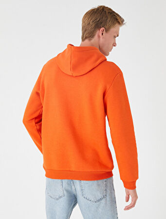 Basic Kapşonlu Sweatshirt