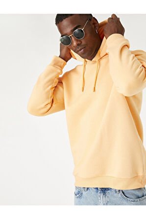 Basic Kapşonlu Sweatshirt