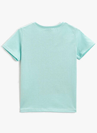 Koton Baskılı Yeşil Erkek Çocuk T-Shirt 3SKB10104TK