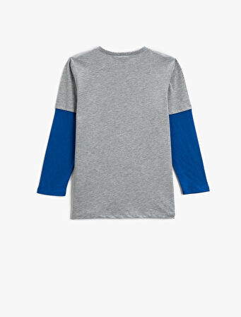 Baskılı Uzun Kollu Tişört 