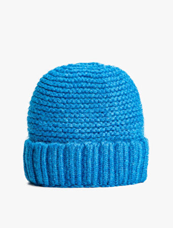 Lastikli Örgü Bere 