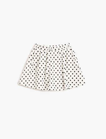 Puantiyeli Mini Etek