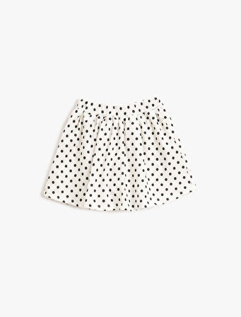 Puantiyeli Mini Etek