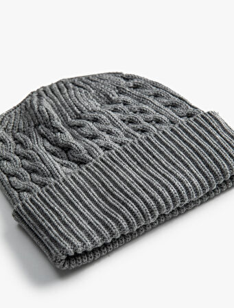 Basic Örgü Bere Katlama Detaylı 