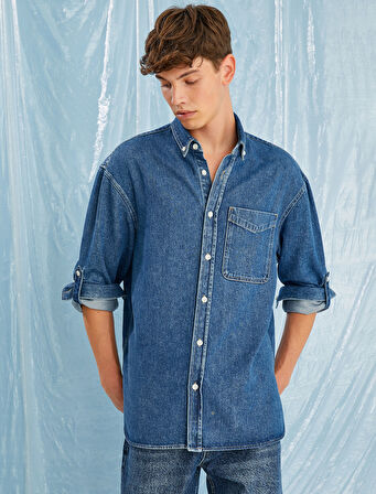 Basic Kot Ceket Cep Detaylı