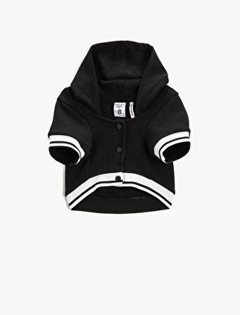 Baskılı Köpek Sweatshirt İçi Polarlı