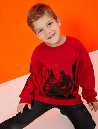 Batman Sweatshirt Baskılı Lisanslı
