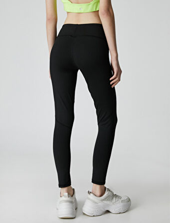 Yoga Taytı Dikiş Detaylı Normal Bel