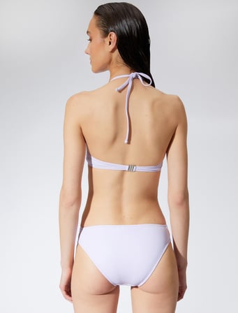 Push Up Bikini Üstü Boyundan Bağlamalı Balenli Dolgulu