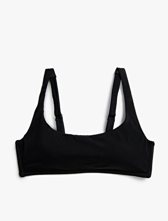 Basic Bikini Üstü Kaplı Ayarlanabilir Askılı