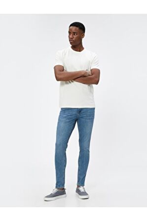 Super Skınny Erkek Jean Pantolon - 3sam40107nd