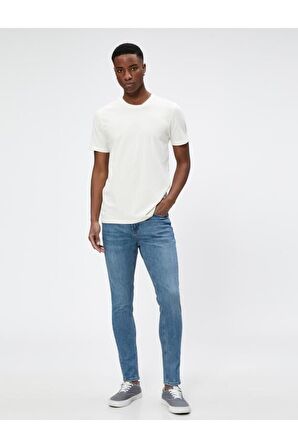 Super Skınny Erkek Jean Pantolon - 3sam40107nd