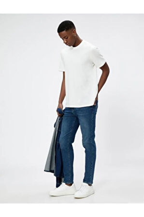 Skınny Erkek Jean Pantolon - 3sam40109nd