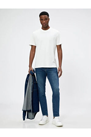 Skınny Erkek Jean Pantolon - 3sam40109nd