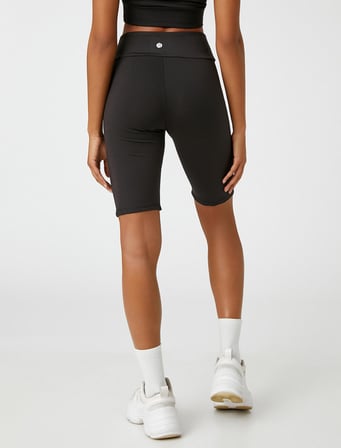 Normal Bel Spor Biker Tayt
