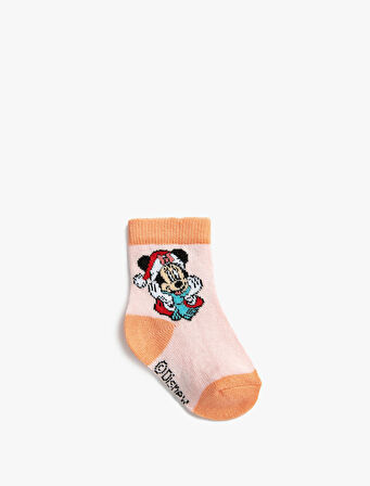 Minnie Mouse Baskılı Çorap Lisanslı