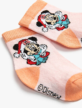 Minnie Mouse Baskılı Çorap Lisanslı