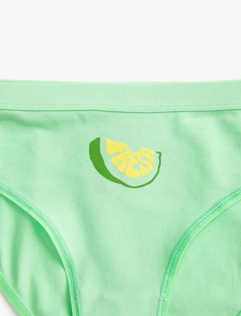 Pamuklu Brief Külot Baskılı