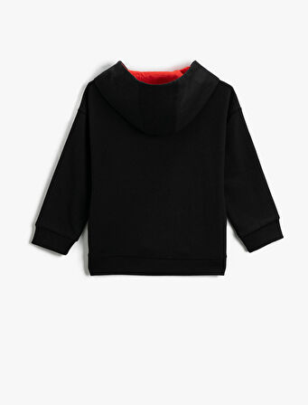 Mickey Mouse Kapşonlu Sweat Yılbaşı Temalı Lisanslı