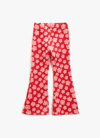 Koton Kırmızı Kız Çocuk Pantolon