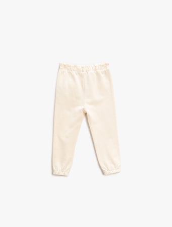 Basic Jogger Eşofman Altı Kedi Aplike ve Cep Detaylı