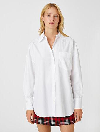 Cepli Oversize Gömlek