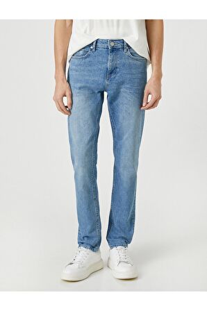 Slim Fit Kot Pantolon - Brad Jean