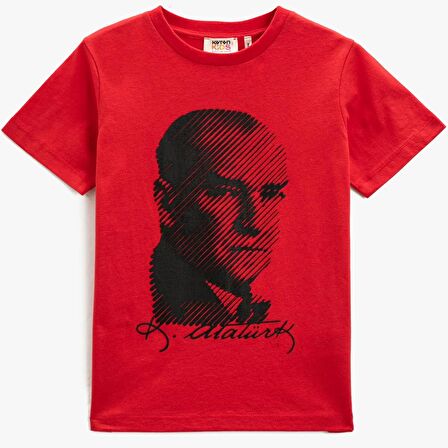 Koton Kids Atatürk Baskılı Tshirt KOTON-3SKB10160TK935