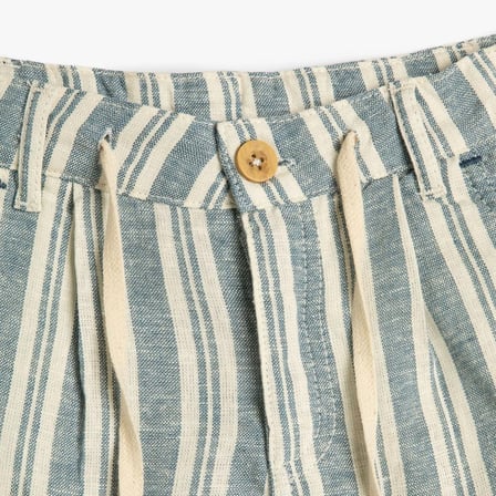 Koton Kids Çizgili Şort KOTON-3SKB40080TW1031