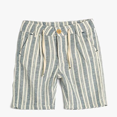 Koton Kids Çizgili Şort KOTON-3SKB40080TW1031