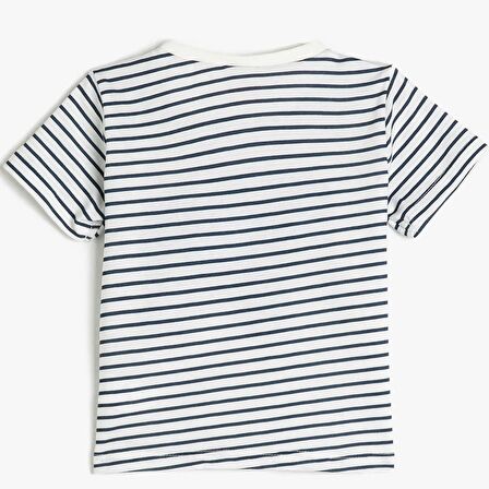 Koton Kids Fil Desenli Tshirt KOTON-3SMB10144TK1085