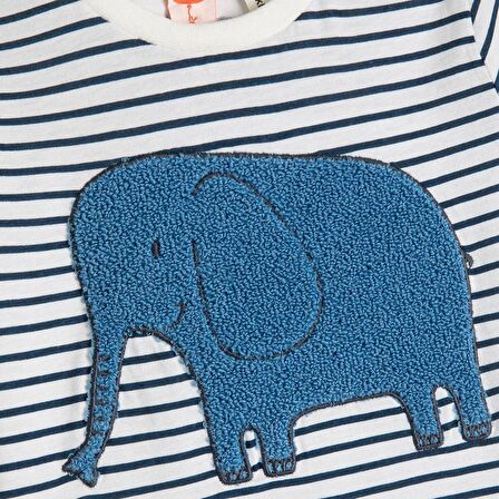 Koton Kids Fil Desenli Tshirt KOTON-3SMB10144TK1085