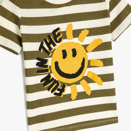 Koton Kids Çizgili Takım Koton-3Smb10158Tk793