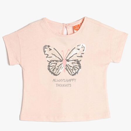 Koton Kids Kelebekli T-Shirt KOTON-3SMG10043AK1458