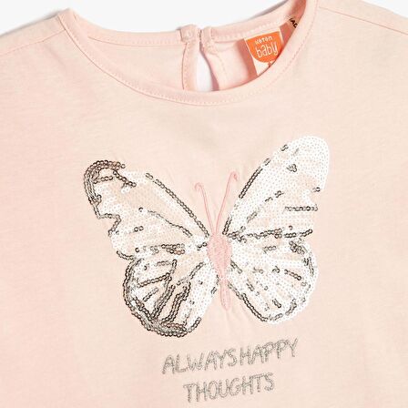 Koton Kids Kelebekli T-Shirt KOTON-3SMG10043AK1458