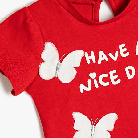 Koton Kids Have A Nice Day Tshirt KOTON-3SMG10051AK935