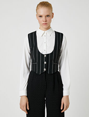 Düğmeli Cepken Yelek