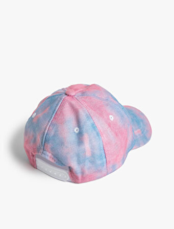 Cap Şapka Aplike Detaylı Batik Desenli