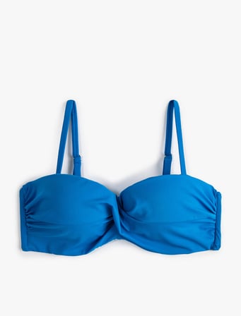 Push Up Bikini Üstü Dolgulu Balenli Çıkarılabilir Askılı