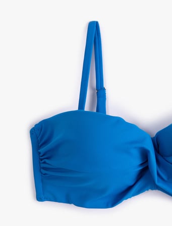 Push Up Bikini Üstü Dolgulu Balenli Çıkarılabilir Askılı